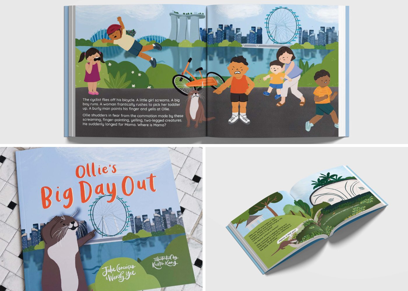 Children's book about singapore Ollie's Day out
