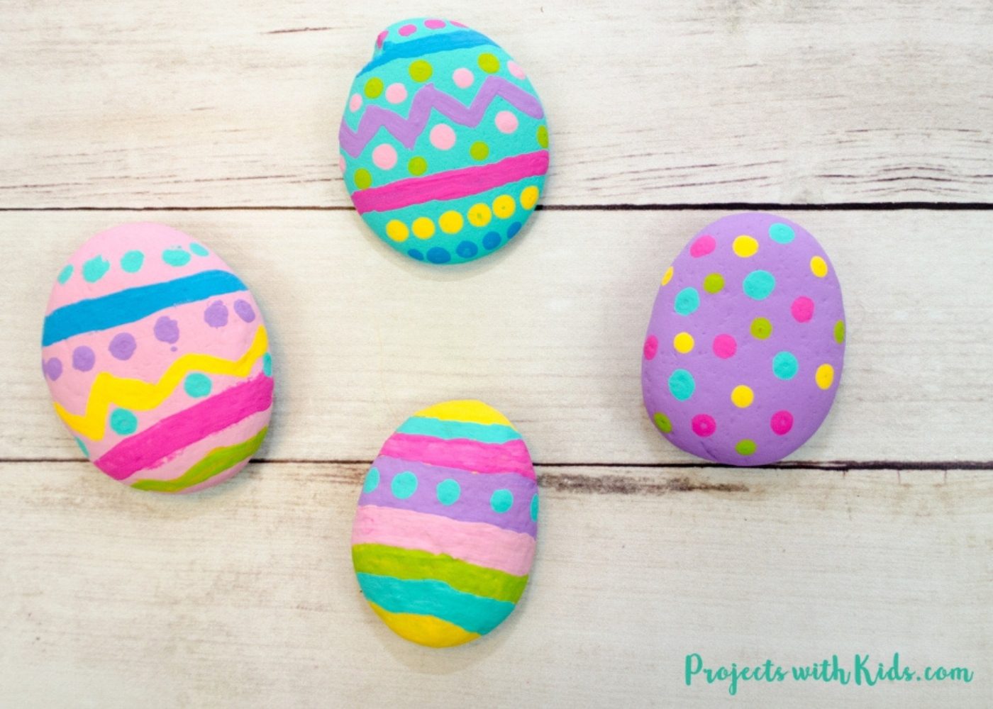 Easter egg pebbles