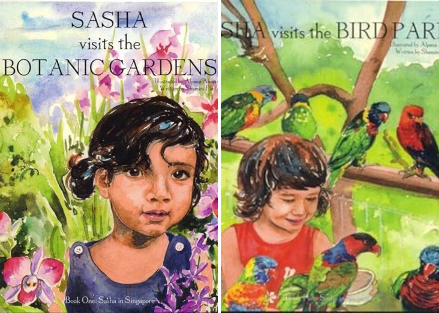 children books about singapore Sasha in Singapore