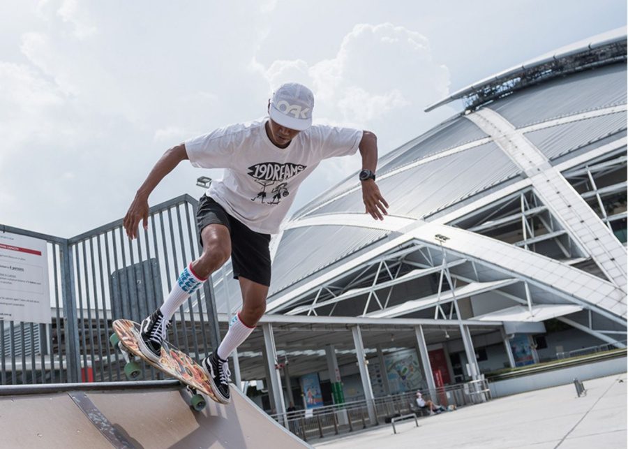 Sports Hub Skate Park skating in singapore