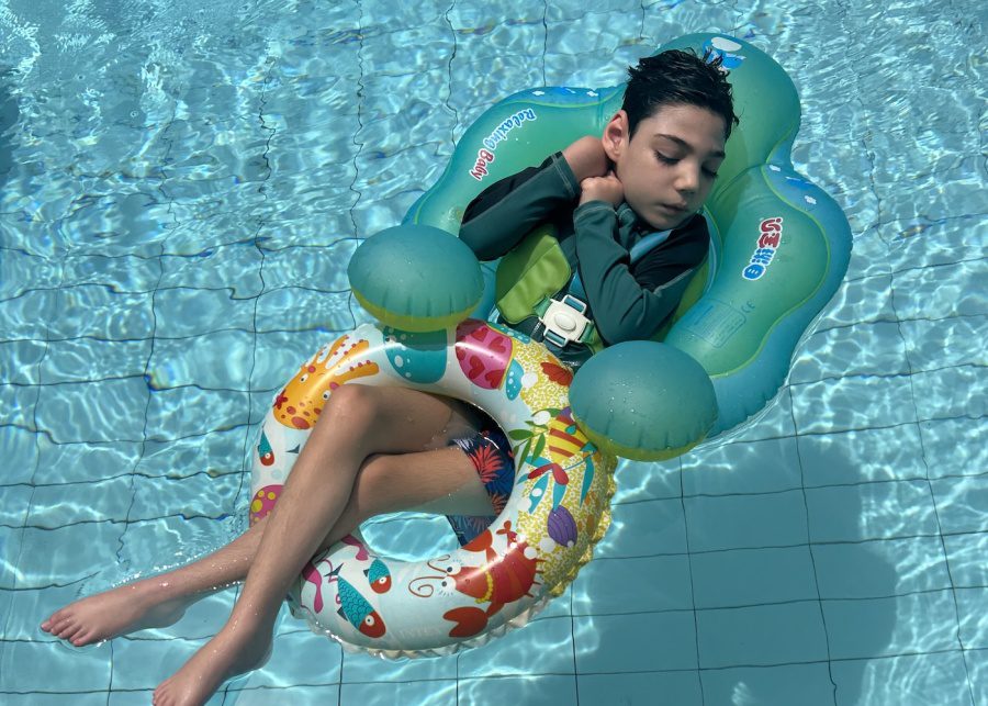 cerebral palsy awareness month raphael swimming