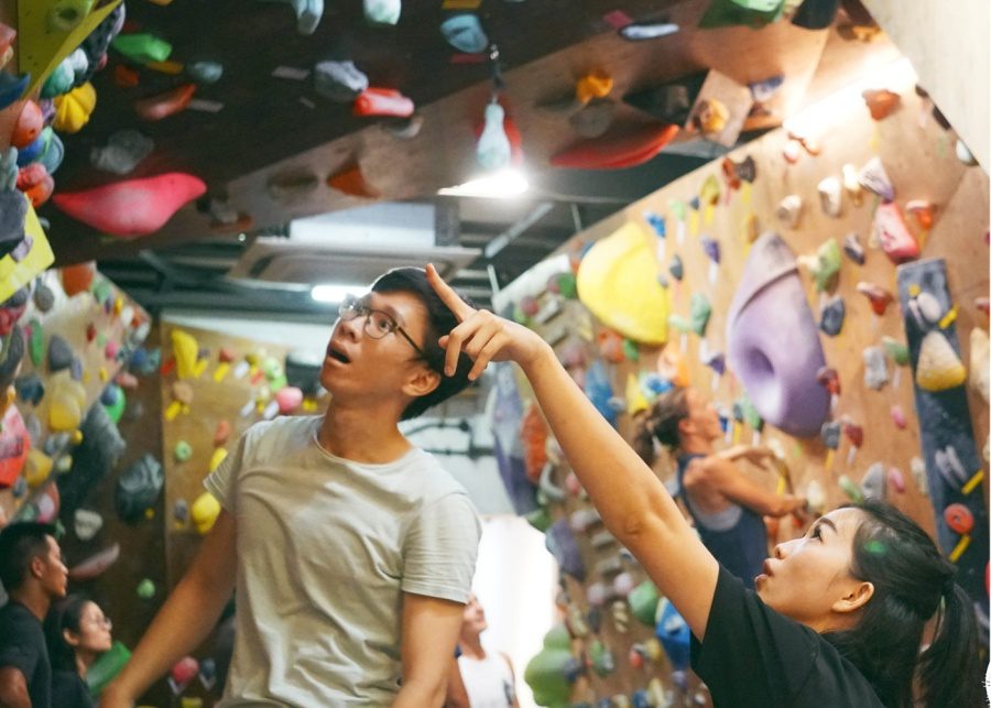 bouldering singapore at OYEYO