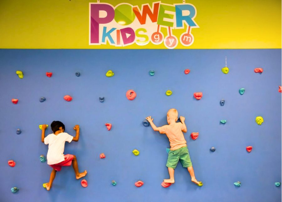 Power Kids Gym rock climbing singapore