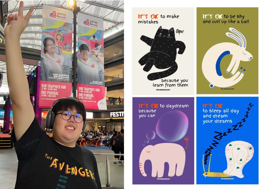 alex lim its ok postcard series