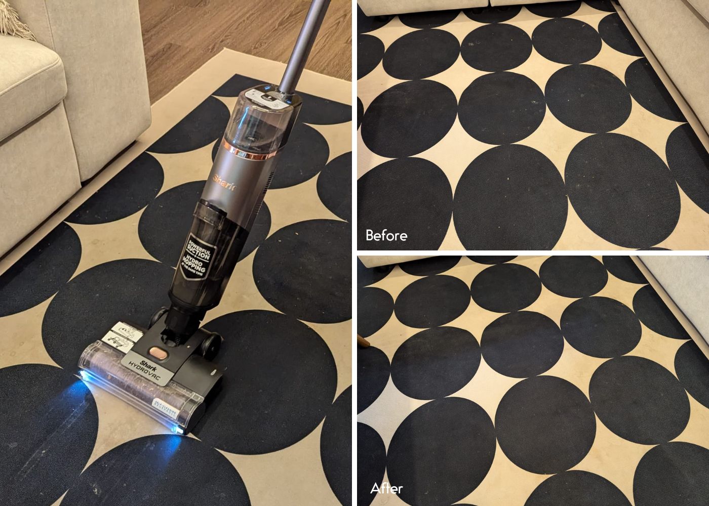 shark hydrovac vacuum review rug mode