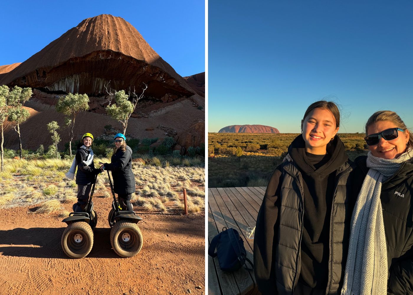sunrise uluru segway tour australia travel