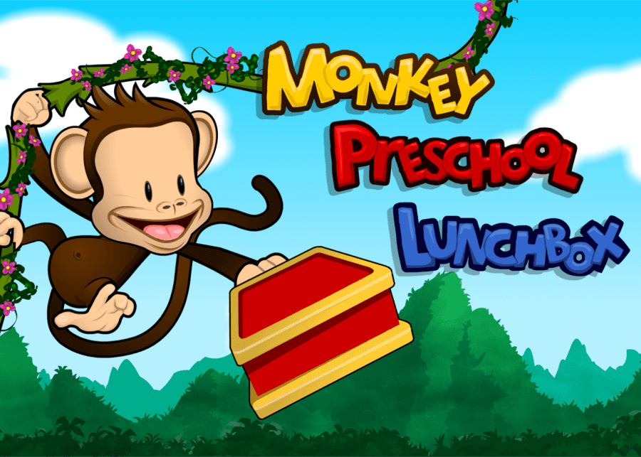 Monkey Preschool Lunchbox