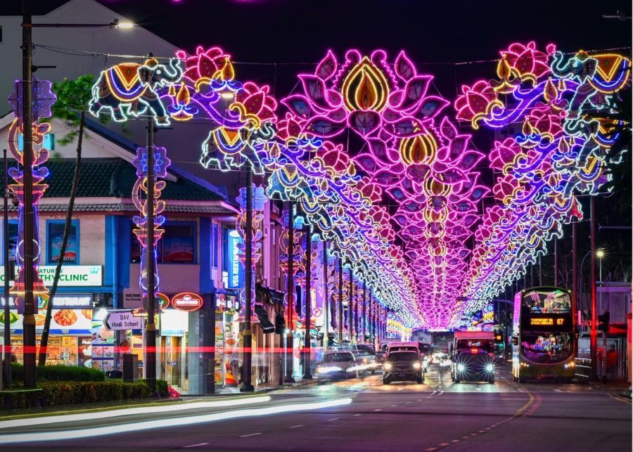 little india street light up