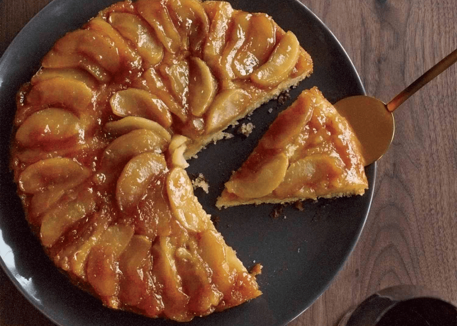 Maple-Apple Upside-Down Cake | Autumn