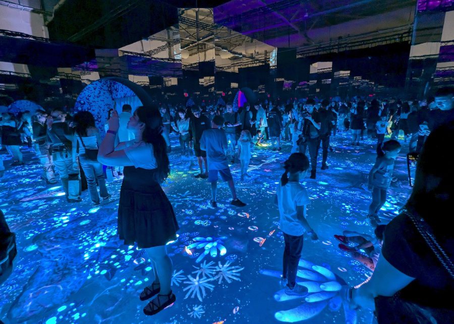 bubble planet singapore led room