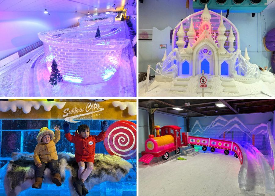 snow city singapore glacier luge new