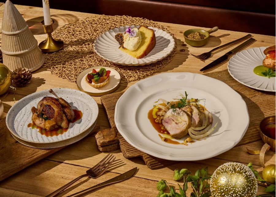 Fat belly steakhouse Primrose Pork Roulade festive dinner 2025