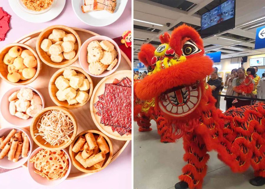 ikea chinese new year lion dance