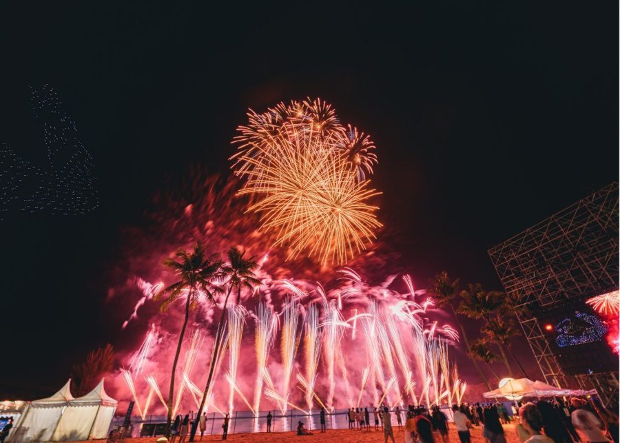 new year countdown singapore at Sentosa