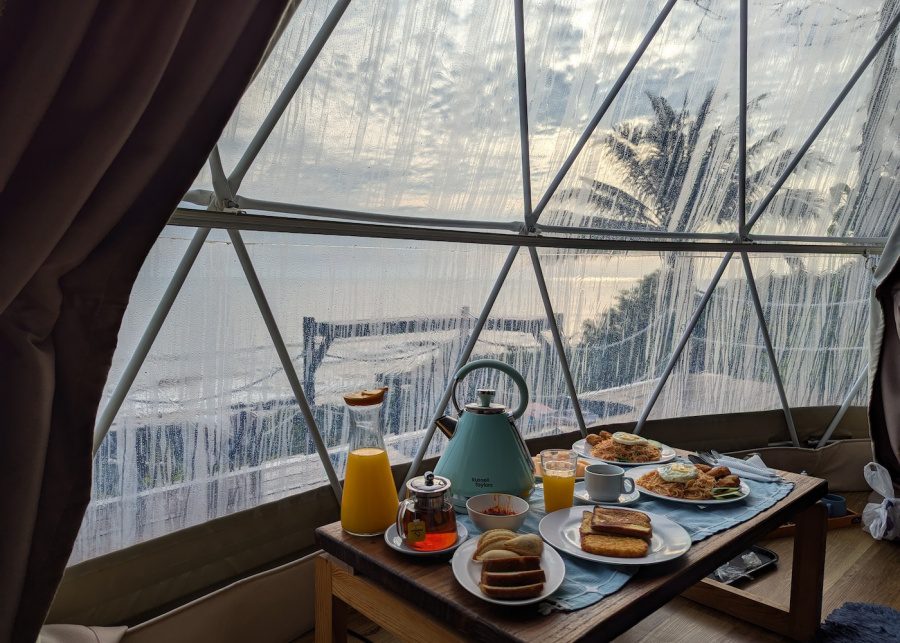 sea horizon resort review breakfast glamping tent