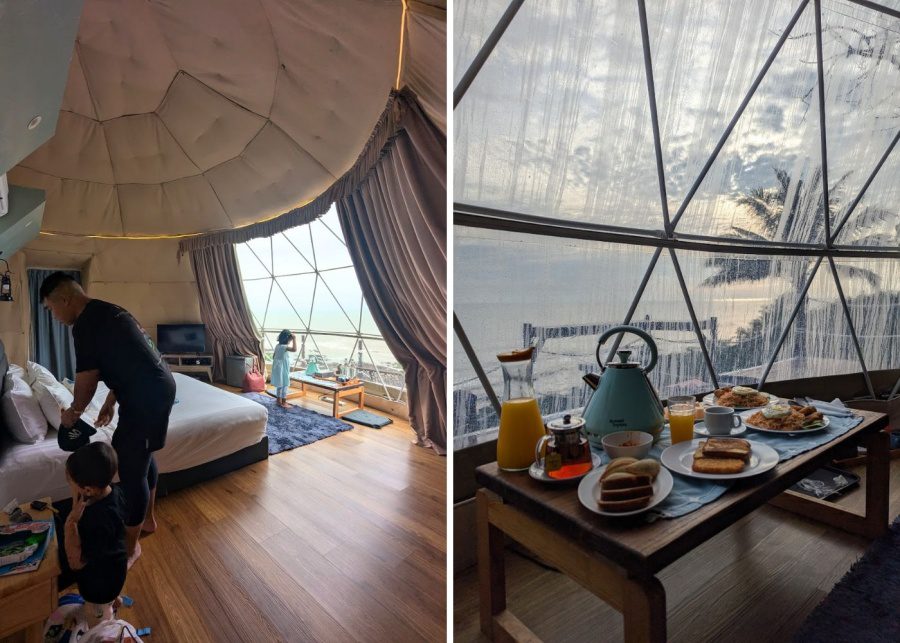 sea horizon resort review glamping tent room