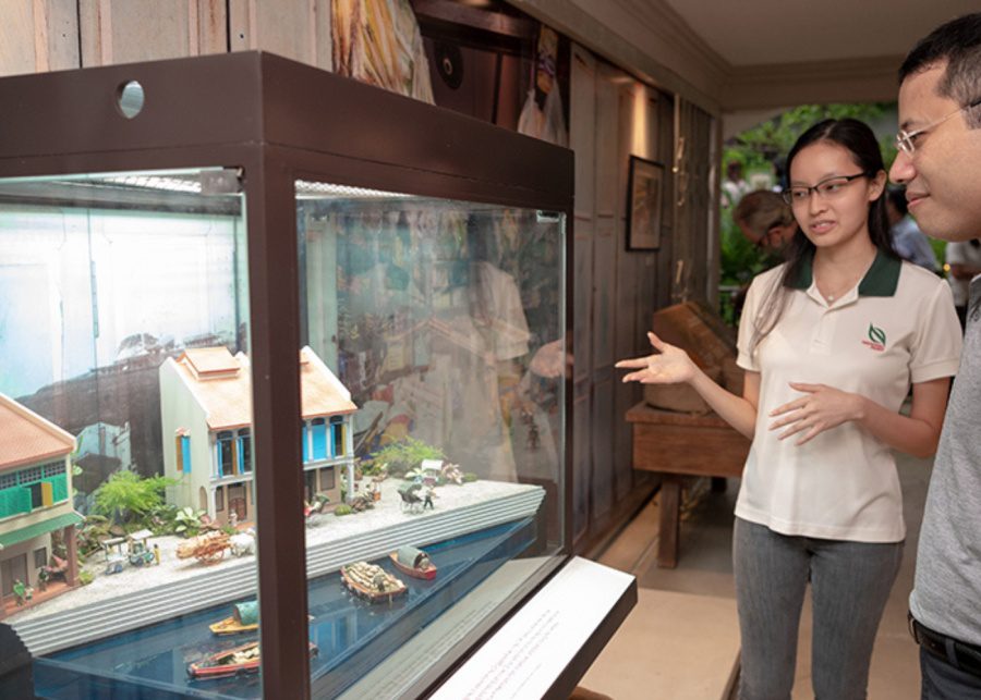Fort canning museum in singapore