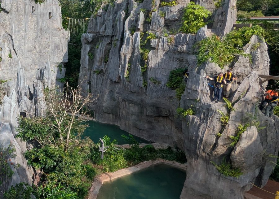 rainforest wild asia wild apex adventure rock wall karsts