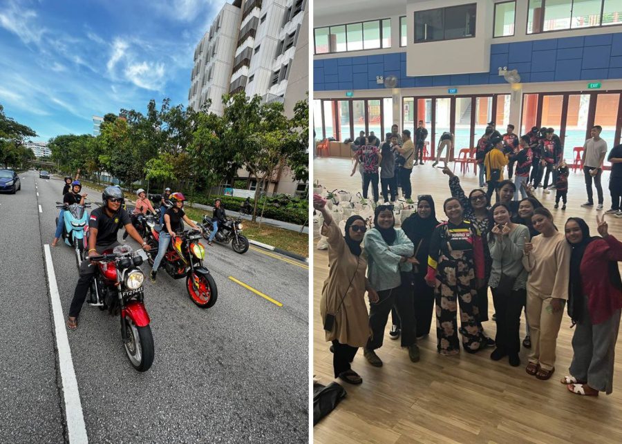 shaik syahirah chikaro all female biker group volunteering