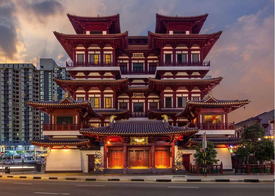 Buddha Tooth Relic Temple and Museum in singapore