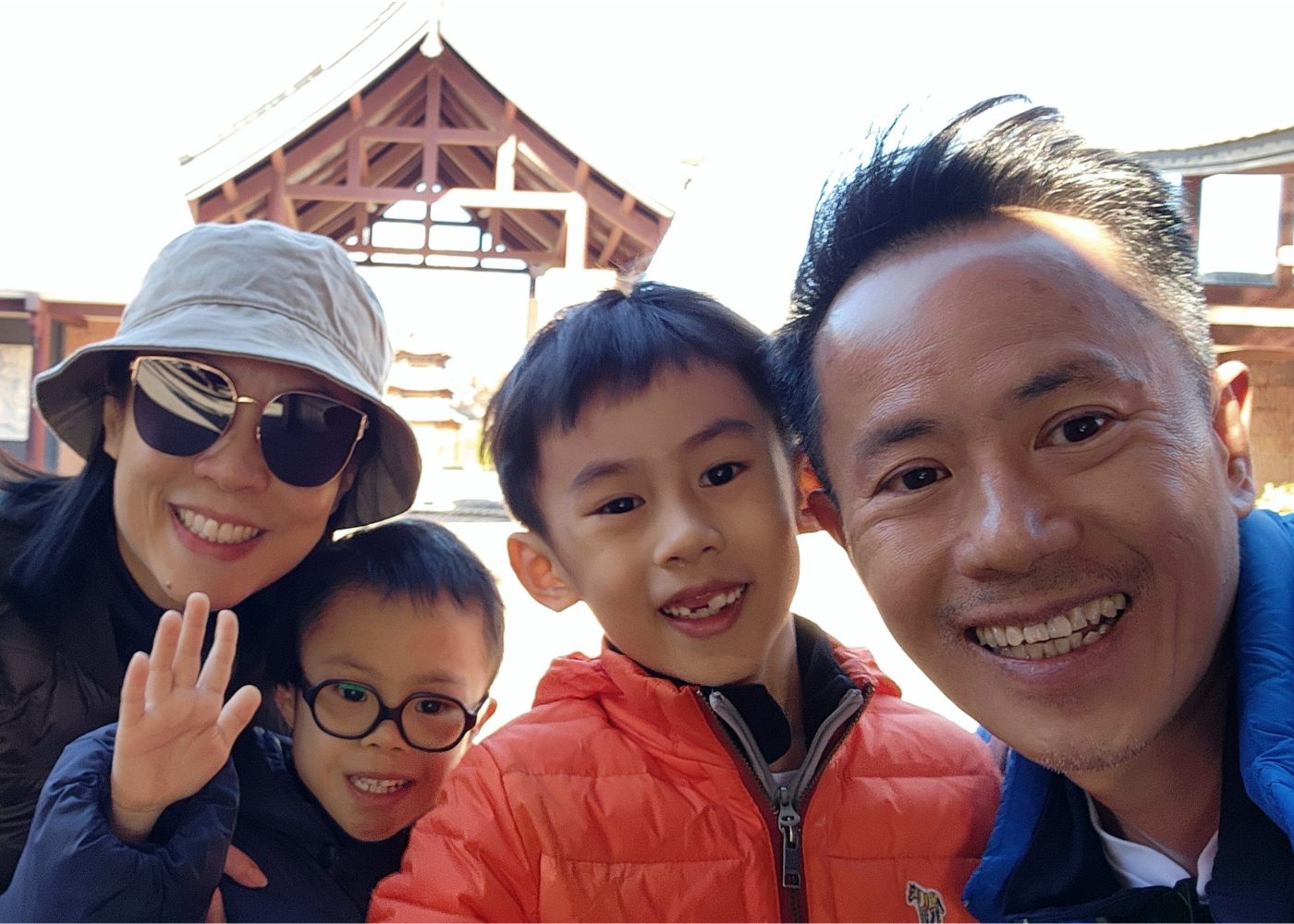 Frankie and family