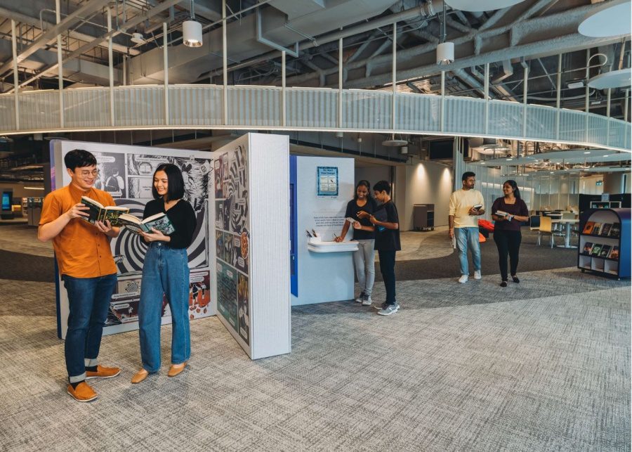 Punggol Regional Library in singapore