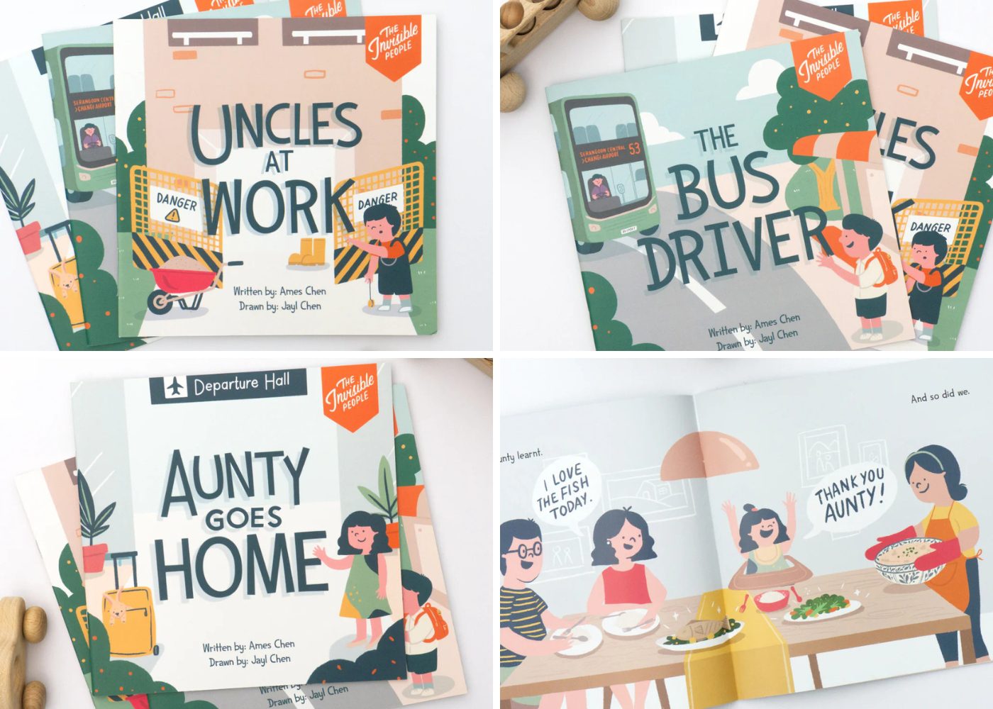 Children's books about singapore the invisible people series