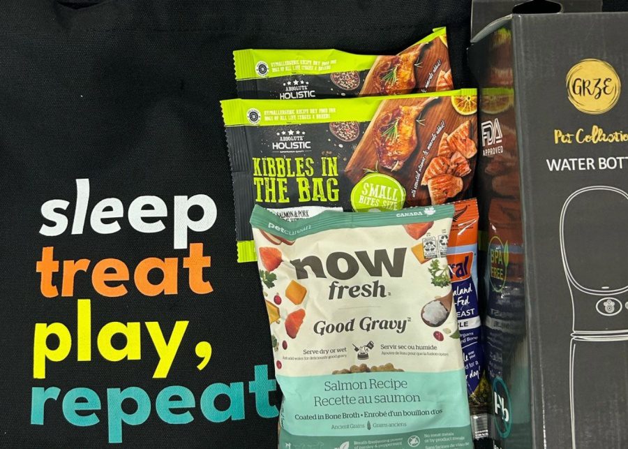 goodie bag at pet expo