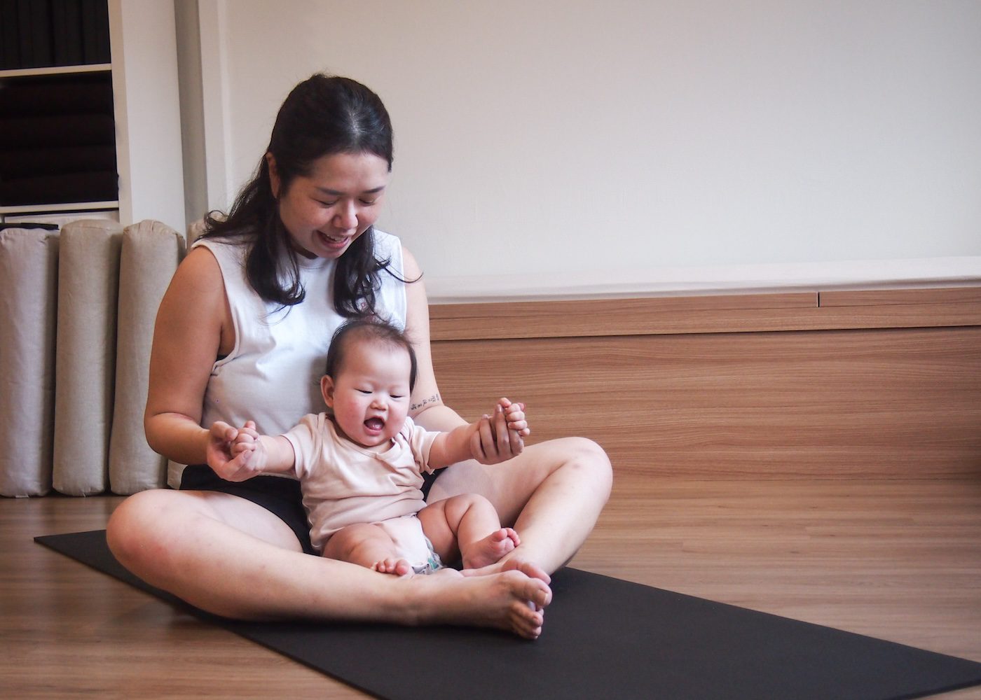 “I gave birth at home, standing up. It was a truly empowering experience”: Mum of three and Kindle Space founder, Ho Kin Ing