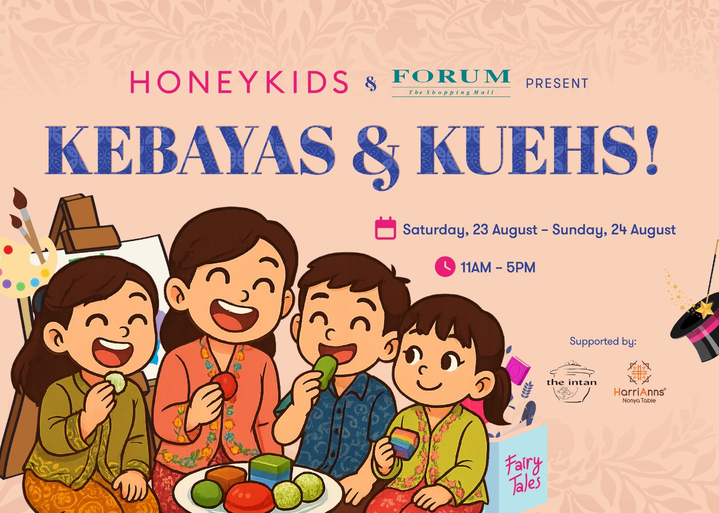 HoneyKids Presents: Kebayas & Kuehs is happening this weekend!