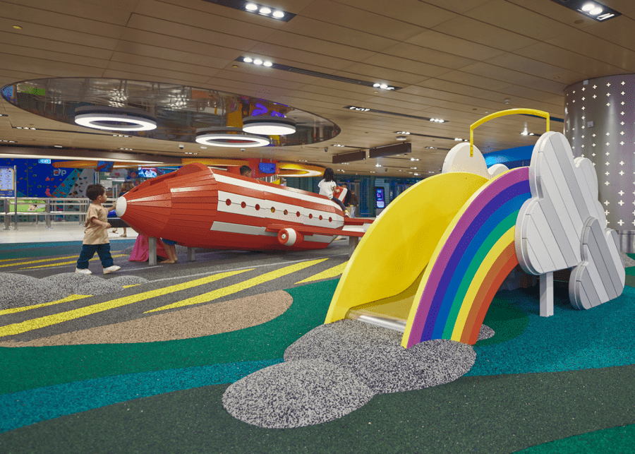 airplane playground changi t3