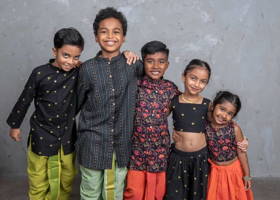 deepavali 2025 traditional outfits sharva kids