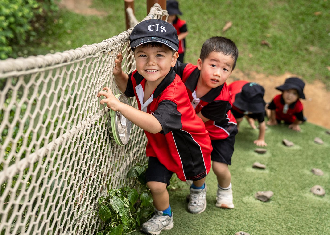 This international kindergarten has a magical garden where children can play and learn every day