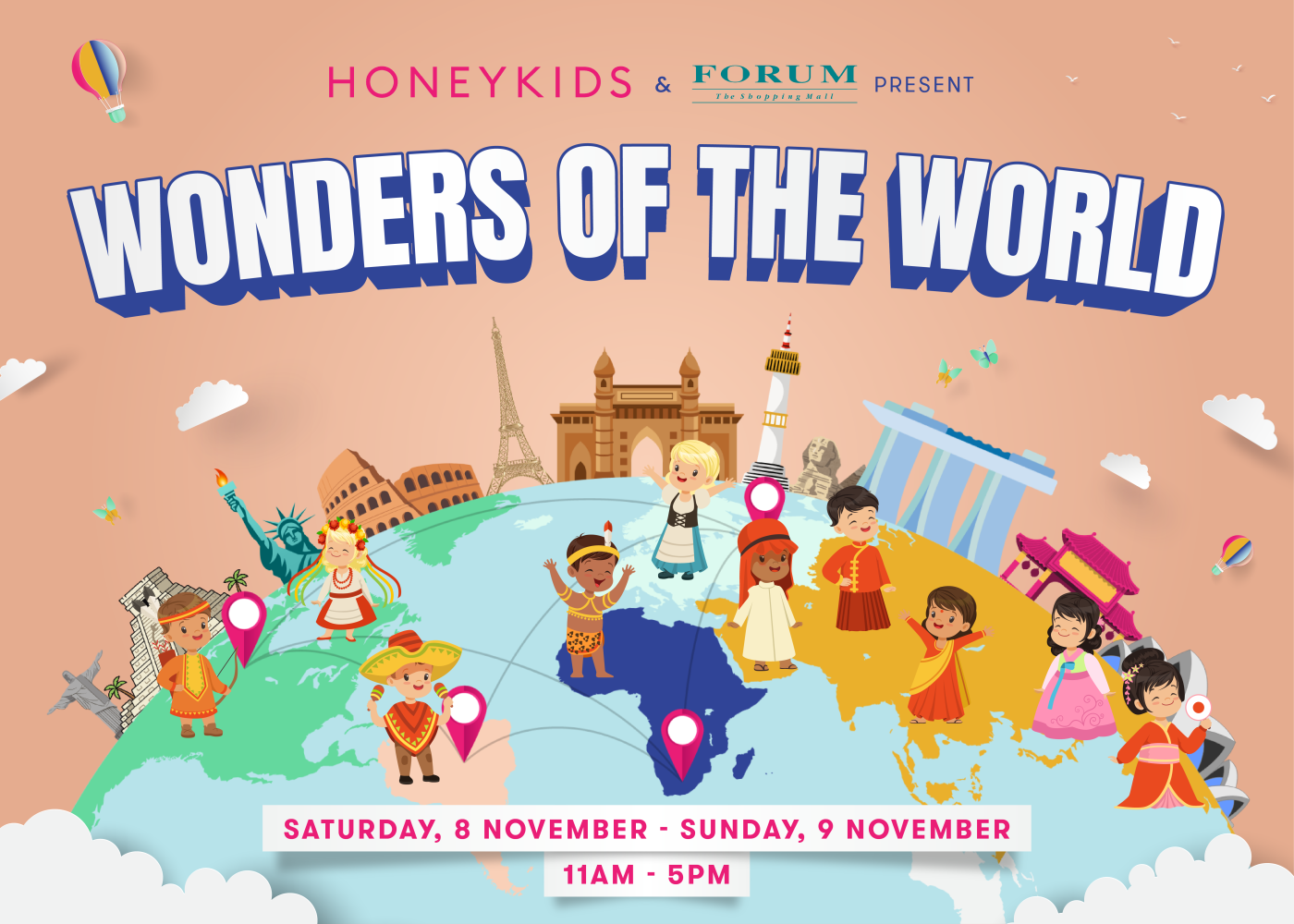 Ready, jet set, go: Travel around the world with us at our latest family event (more updates!)