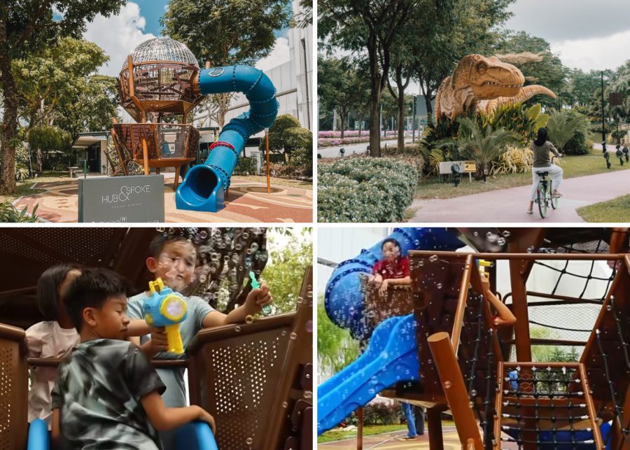 Hub and Spoke dinosaur playground changi