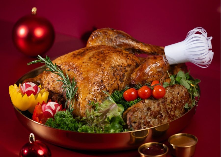Christmas dinner at Swensens Singapore