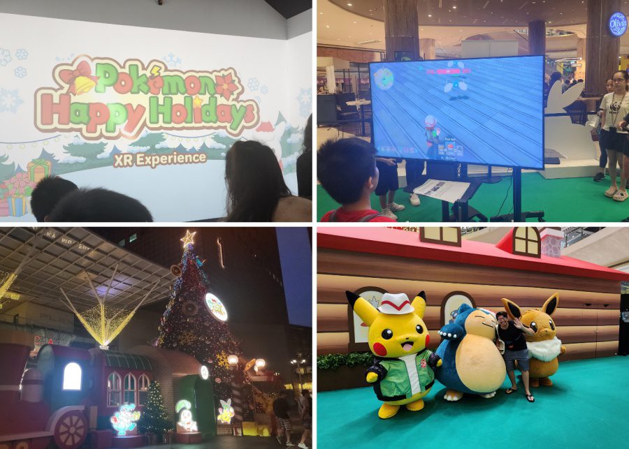 Pokemon christmas mall event suntec city