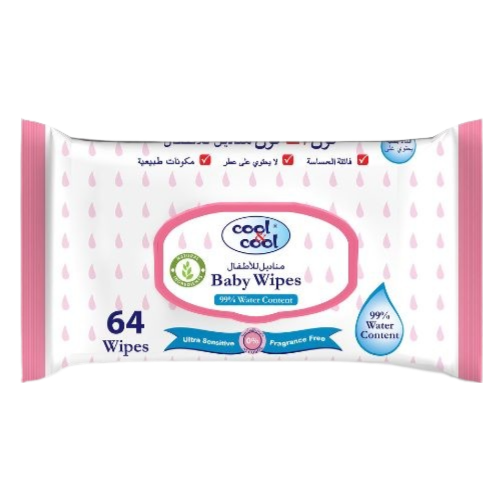 Baby Water Wipes 64's