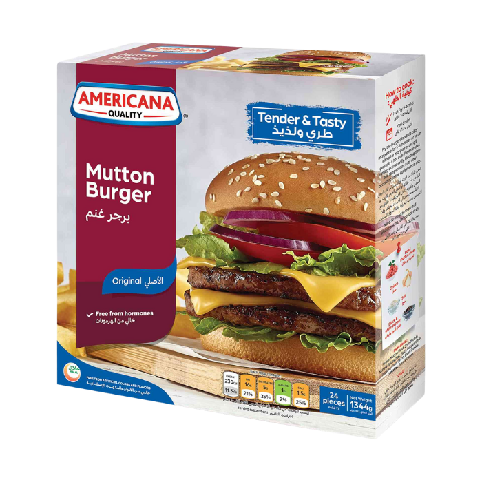 Americana Mutton Burger 1344g