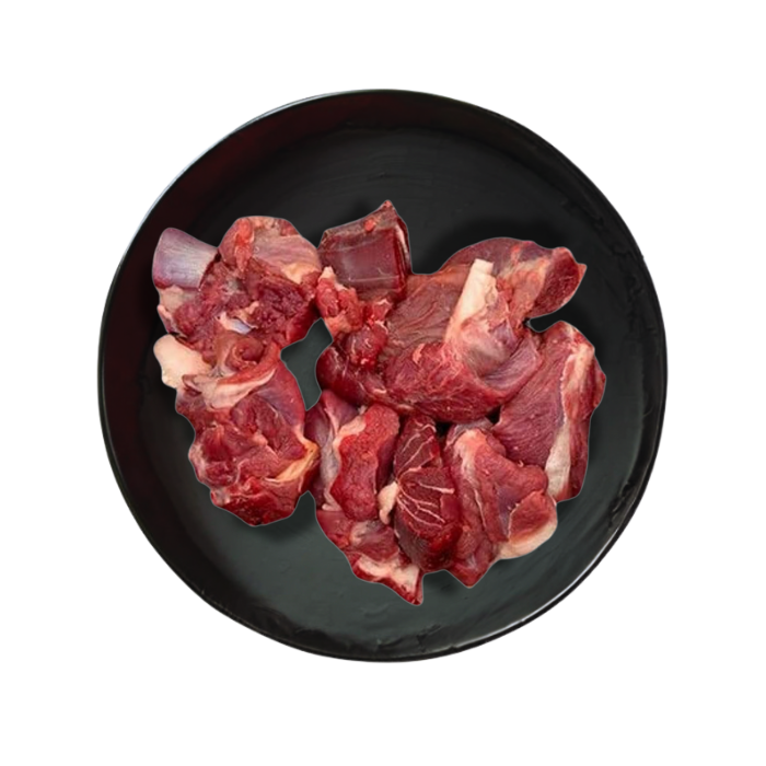 Fresh Mutton Boneless Cubes (Indian)