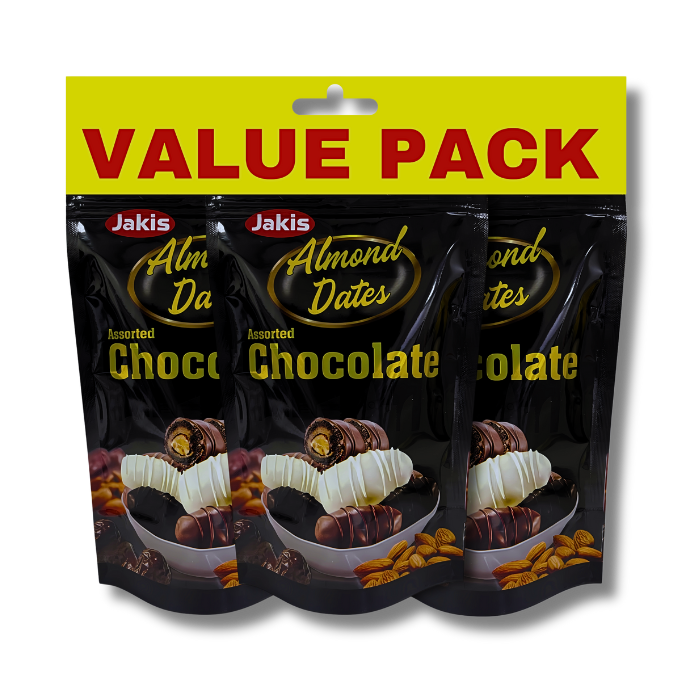 Jakis Almond Dates Assorted 150g x 3 
