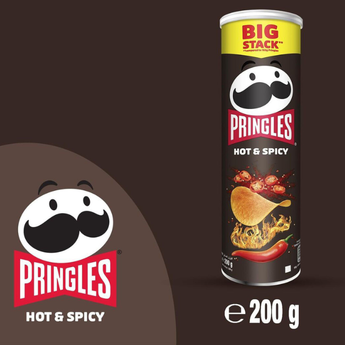 Pringles Hot Spicy Potato Chips 200g