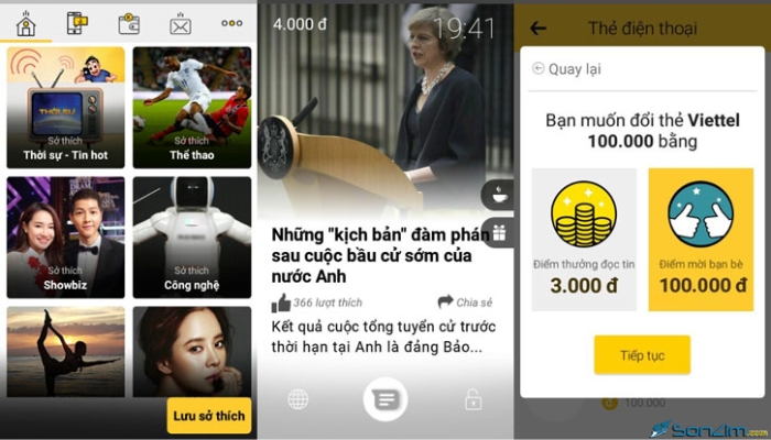 Kola – Ứng dụng đọc báo, xem video và kiếm tiền hấp dẫn