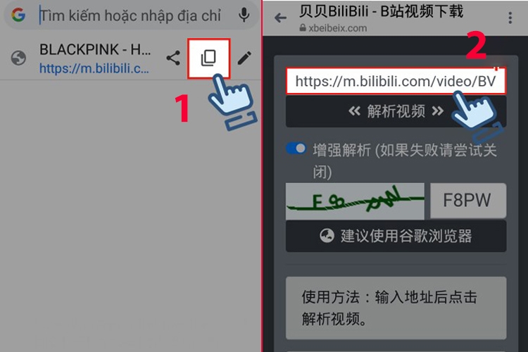 Cách tải video từ Bilibili về điện thoại