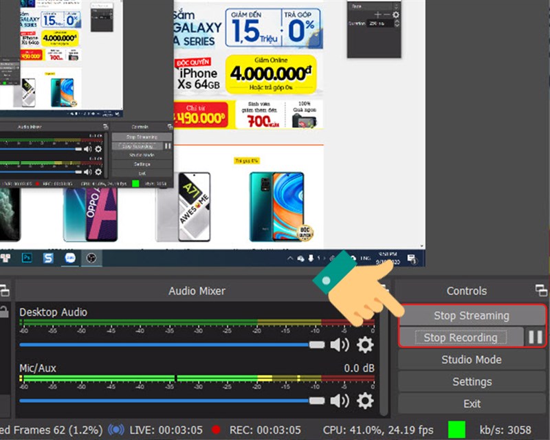 Cách livestream Facebook bằng OBS Studio trên máy tính 13