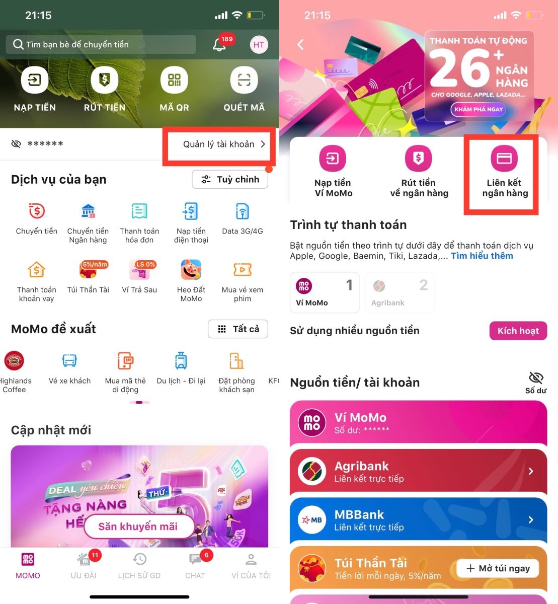 Cách nhập mã MoMo giới thiệu bạn bè 4