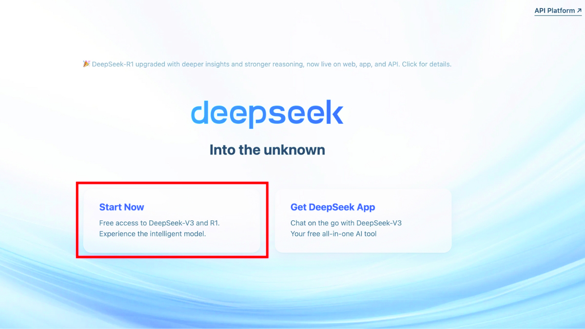 đăng ký deepseek trên máy tính - 1