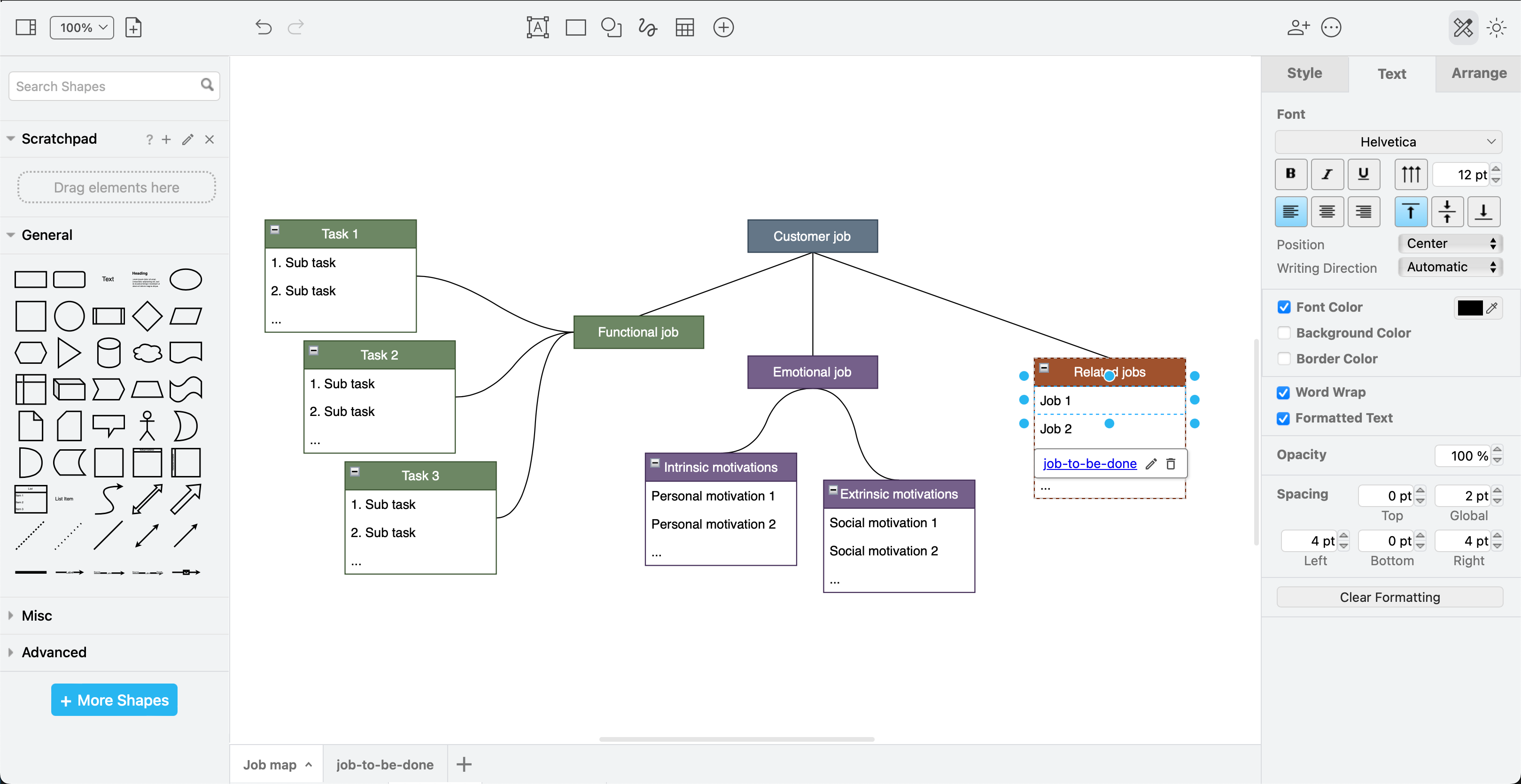 Phần mềm Mind Map Draw.io