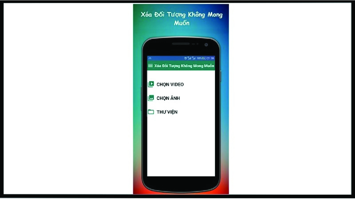 Sử dụng ứng dụng Xóa đối tượng không mong muốn - 2