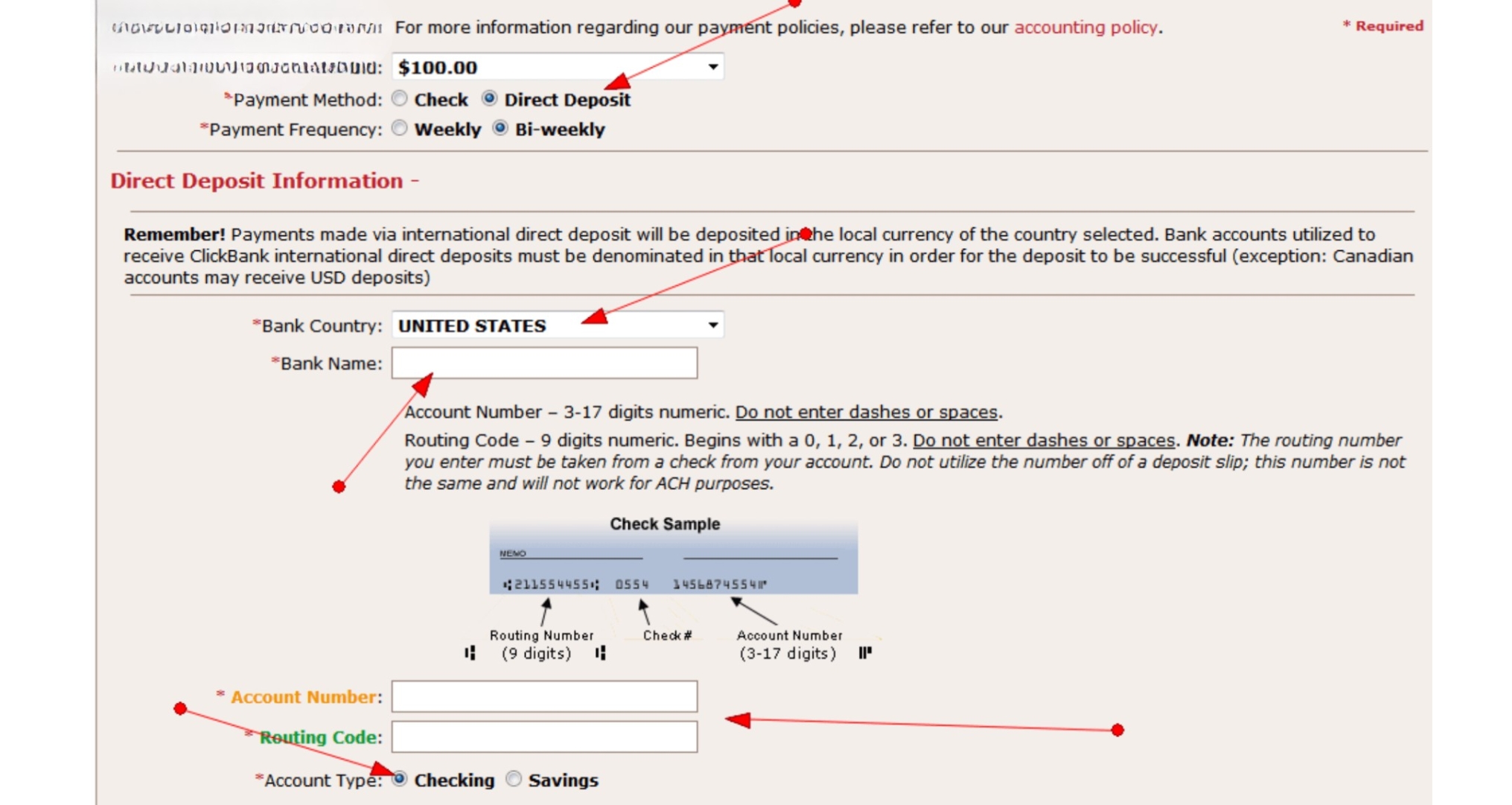 Cách đăng ký nhận tiền từ ClickBank 3